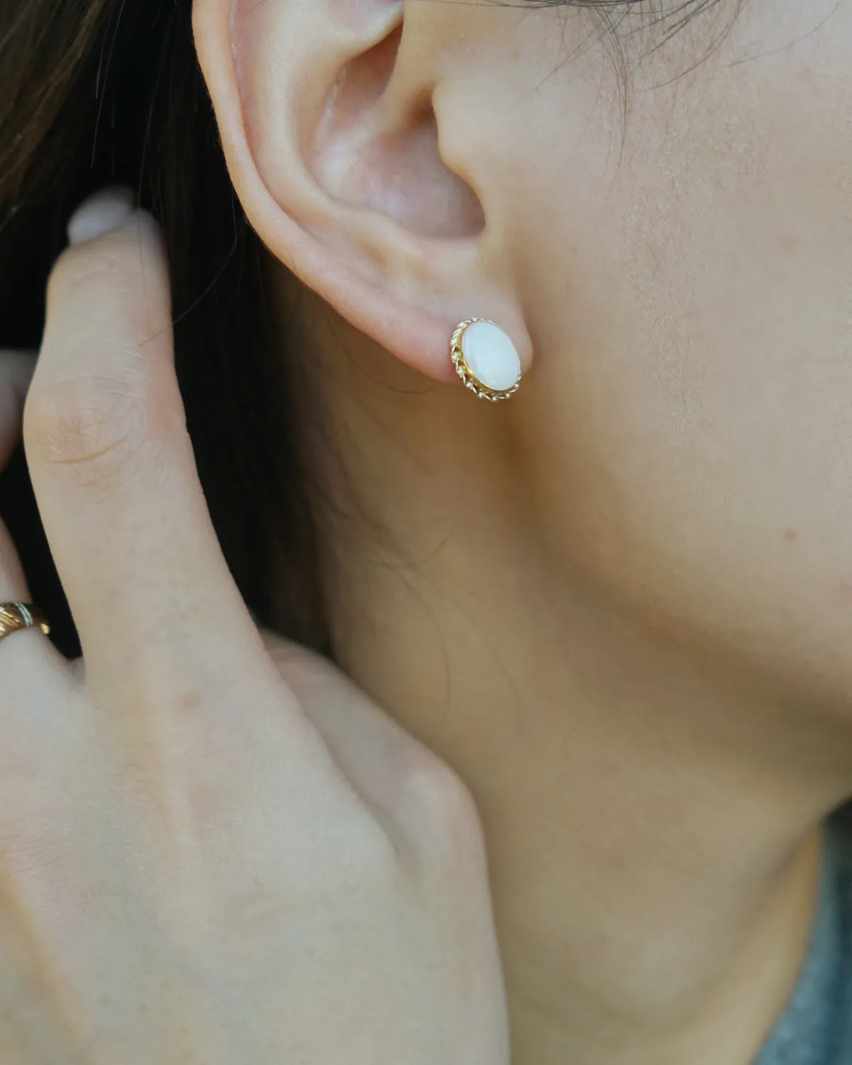 14k Gold x Opal Earrings
