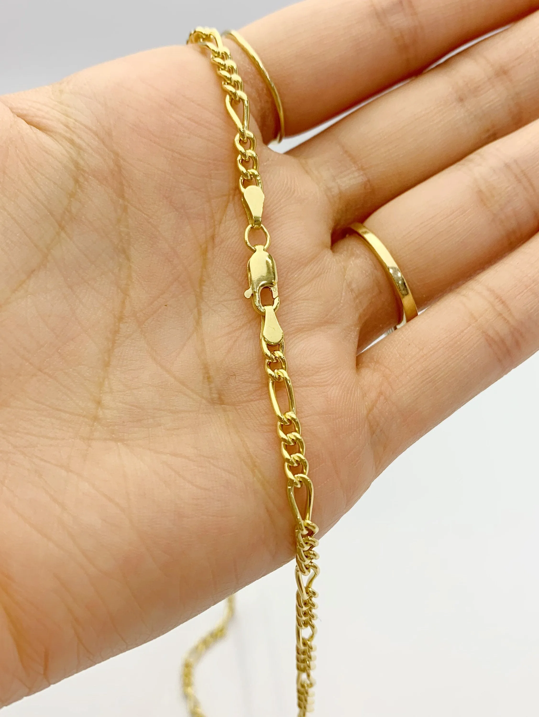 18” Figaro 14k Gold Filled Chain 3.0mm (S3831CLC)