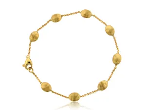 18K YELLOW GOLD MEDIUM BEAN BRACELET FROM THE SIVIGLIA COLLECTION