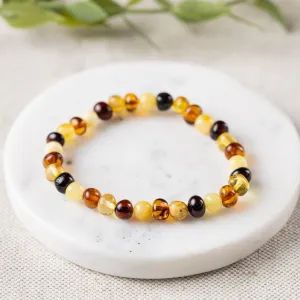 Adults | Multi Baltic Amber Bracelet