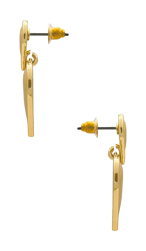 Amber Sceats x REVOLVE Cupid Earrings in Metallic Gold