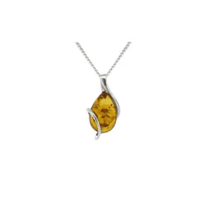 Amber Swishes Pendant
