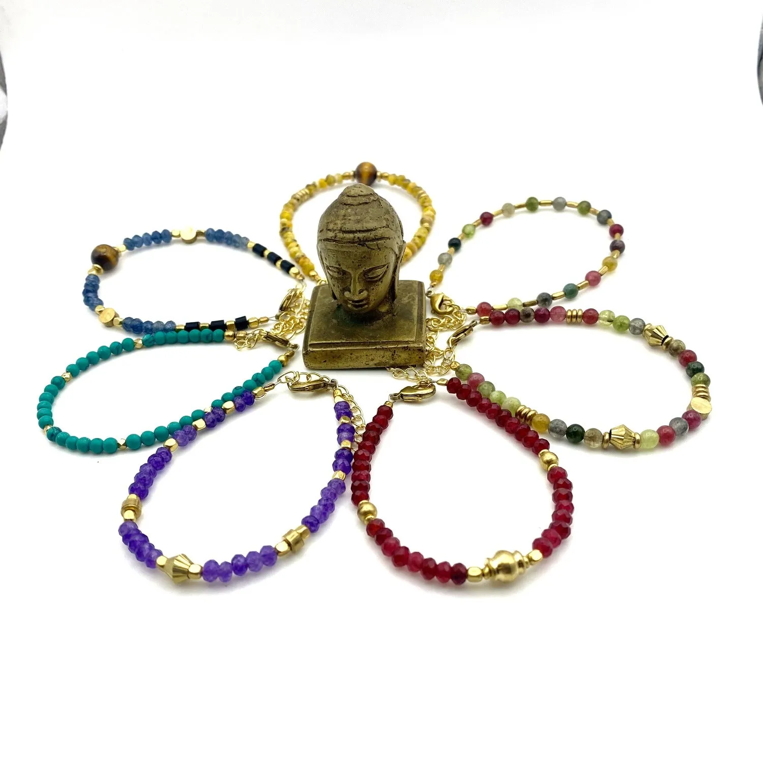 Amethyst Bead Bracelet