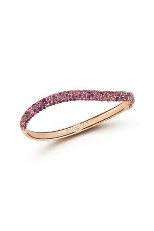 Amethyst Julian Wave Bracelet - Yellow Gold