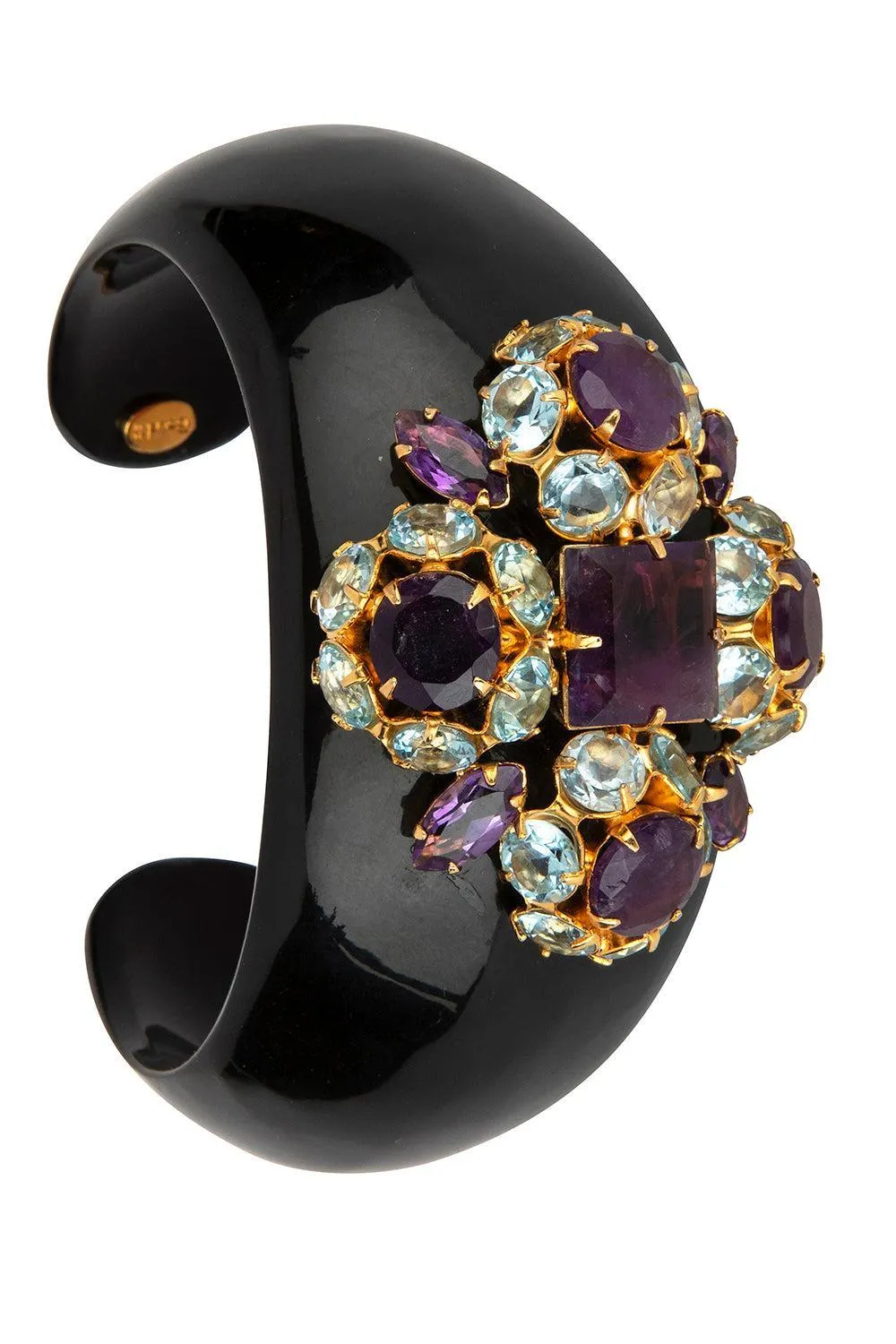 Amethyst Quartz Ariadne Cuff Bracelet