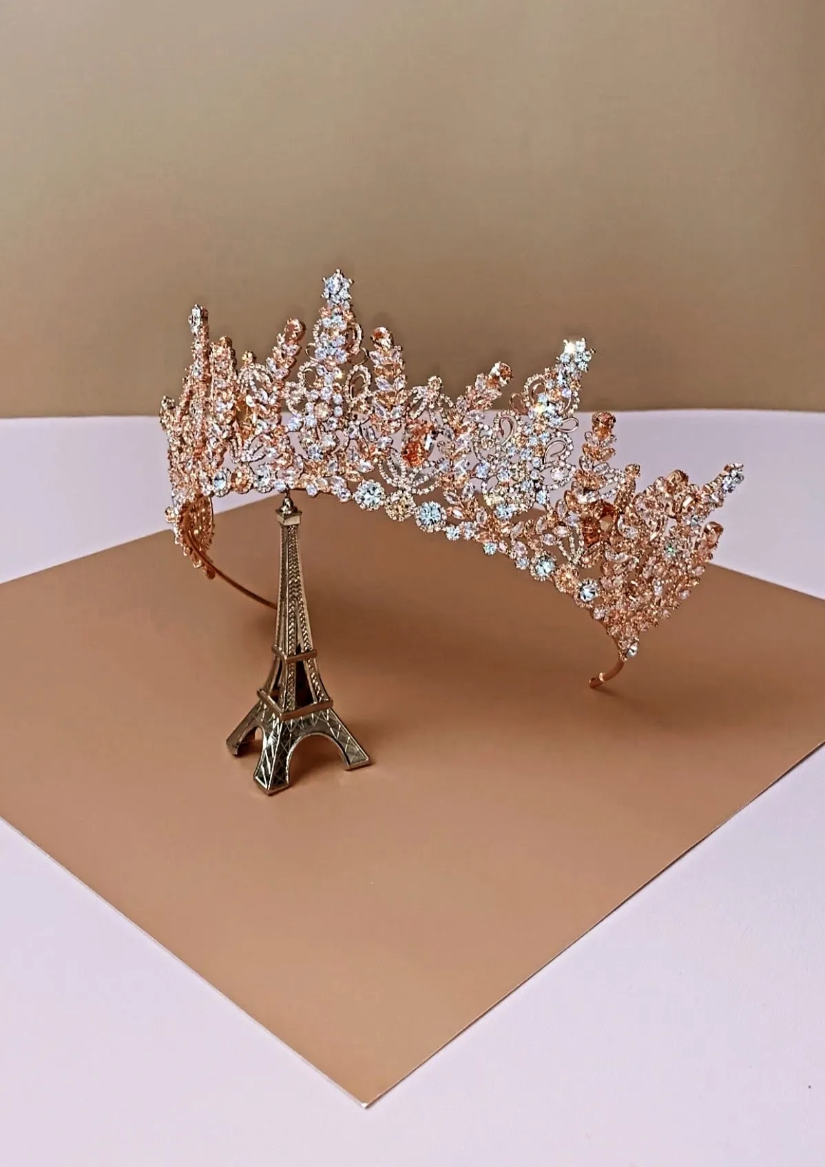 AURORA Swarovski Bridal Crown