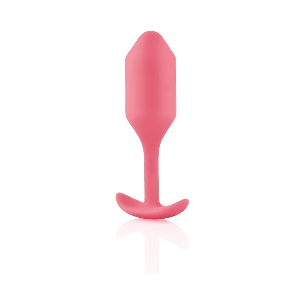 b-Vibe Weighted Snug Plug 2 - 114 g Coral