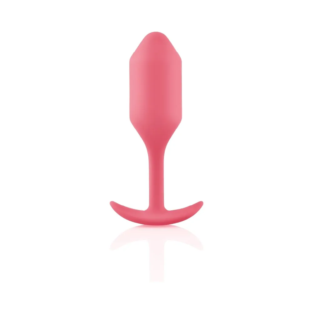b-Vibe Weighted Snug Plug 2 - 114 g Coral