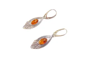 Baltic Amber Gemstone Earrings #4