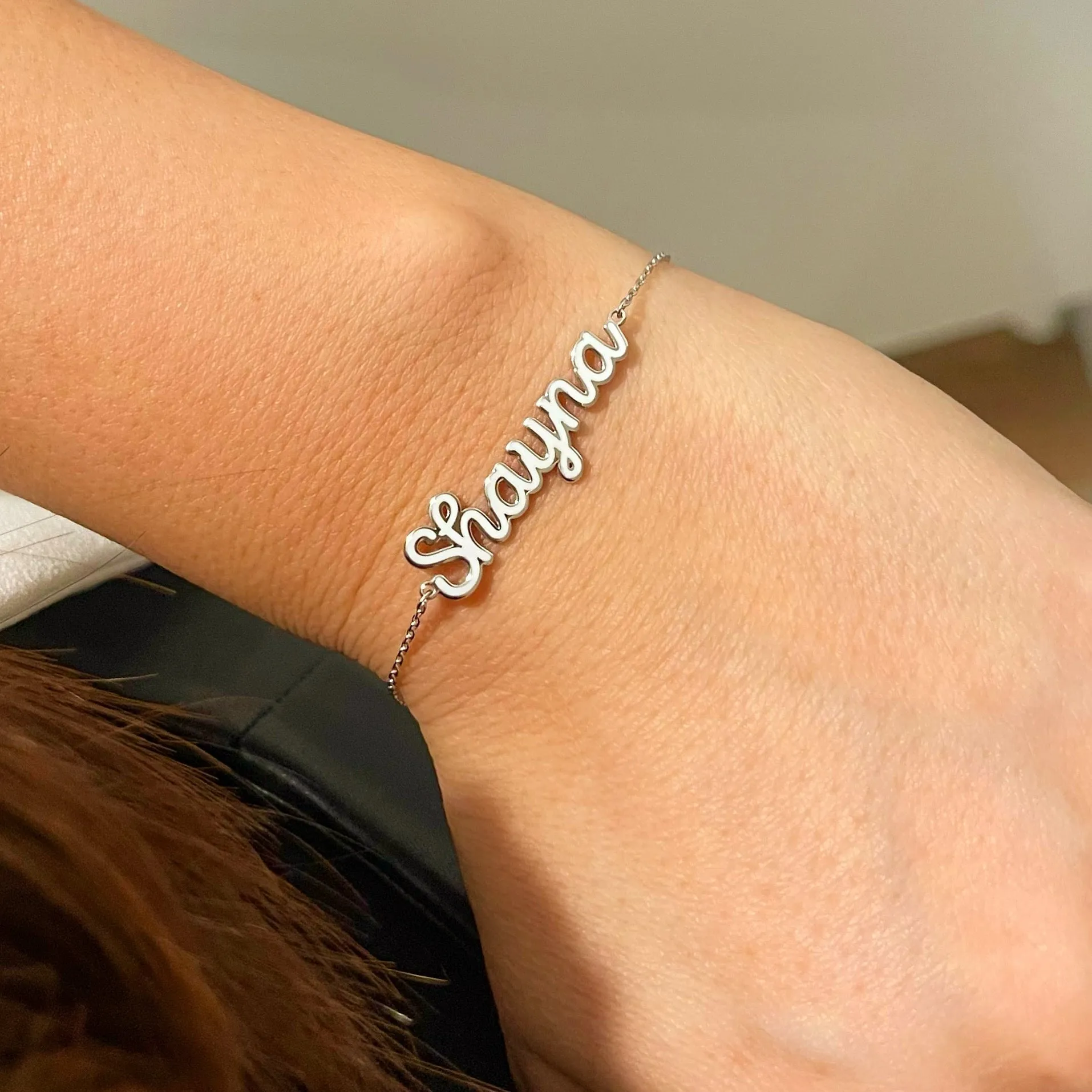 Barbie Enamel Nameplate Bracelet