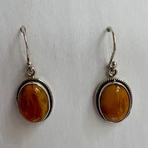 Butterscotch Amber Earrings
