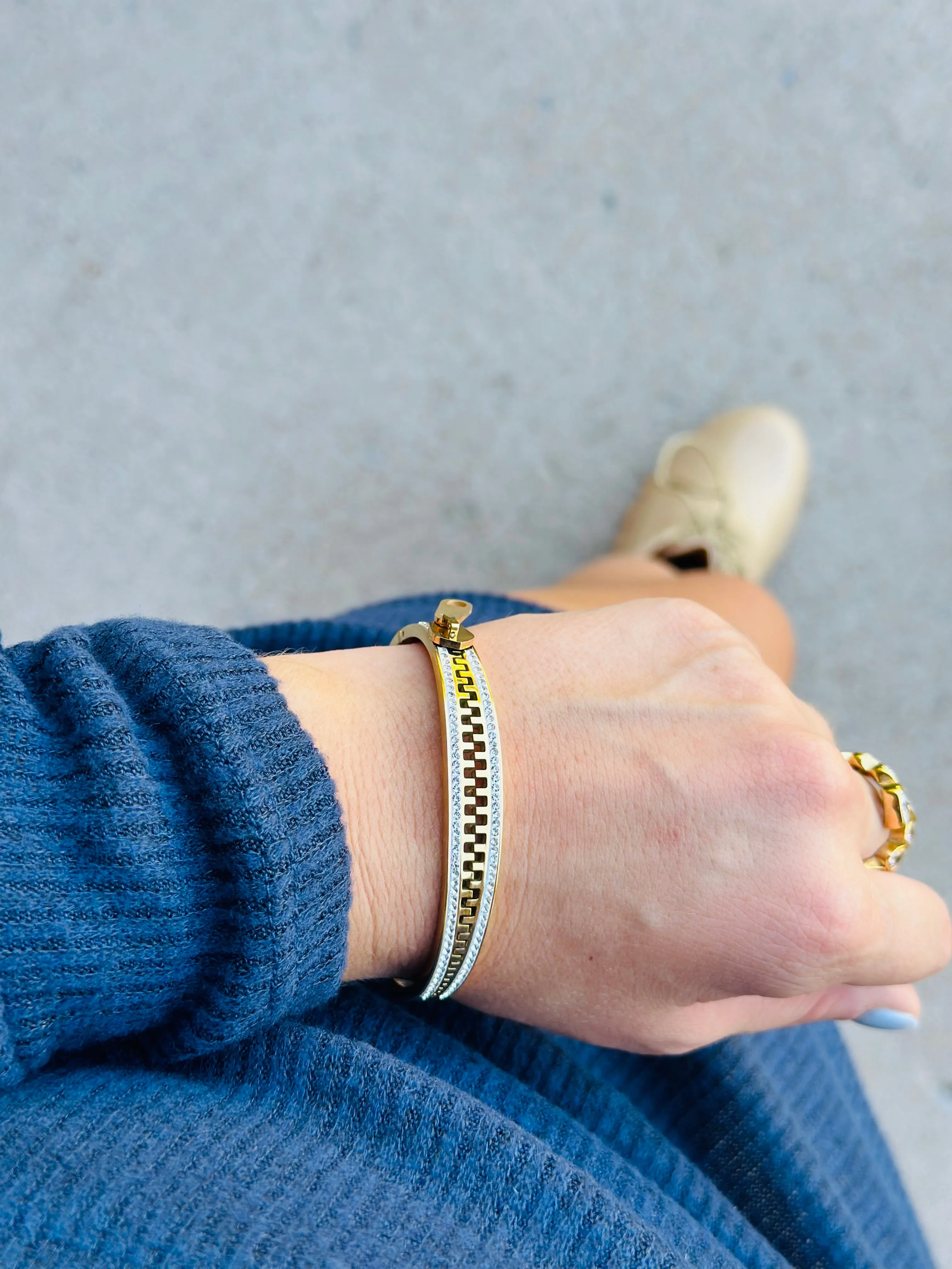 Can You Zip Me 18K Bracelet - Gold