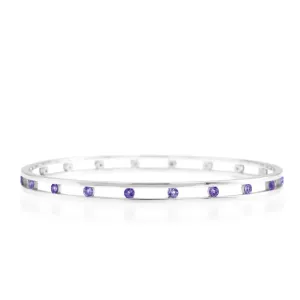 Carousel Bangle in Amethyst