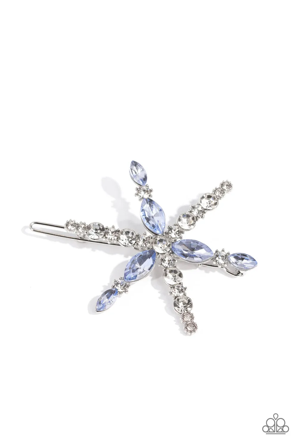 Celestial Candescence - Blue Hair Clip - Paparazzi Accessories