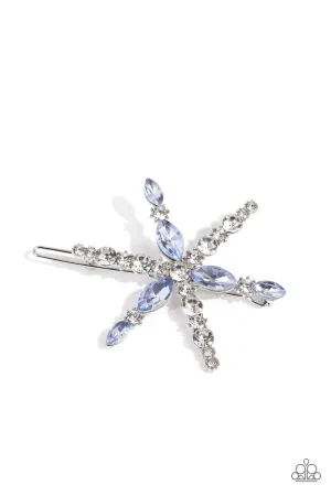 Celestial Candescence - Blue Hair Clip - Paparazzi Accessories