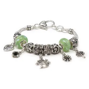 Charm Bracelet Silver Tone Tree of Life
