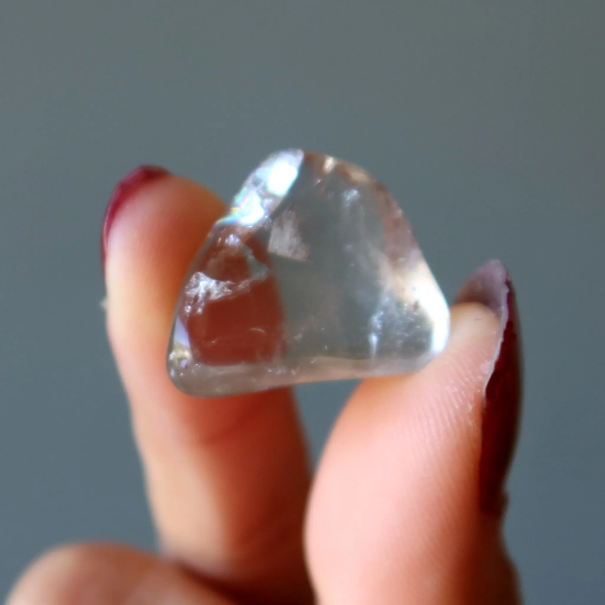Clear Quartz Tumbled Stone I Do Everything