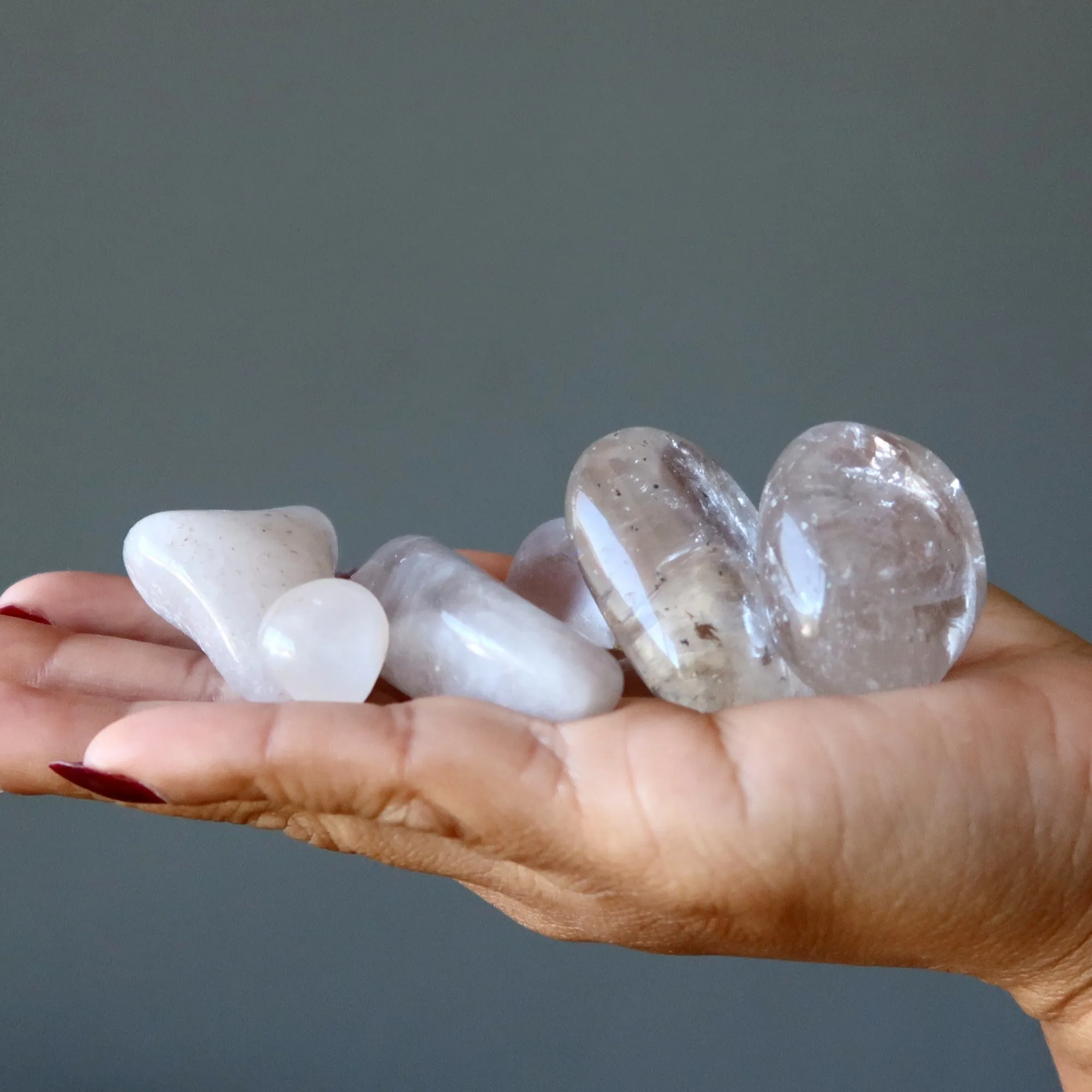 Clear Quartz Tumbled Stone I Do Everything