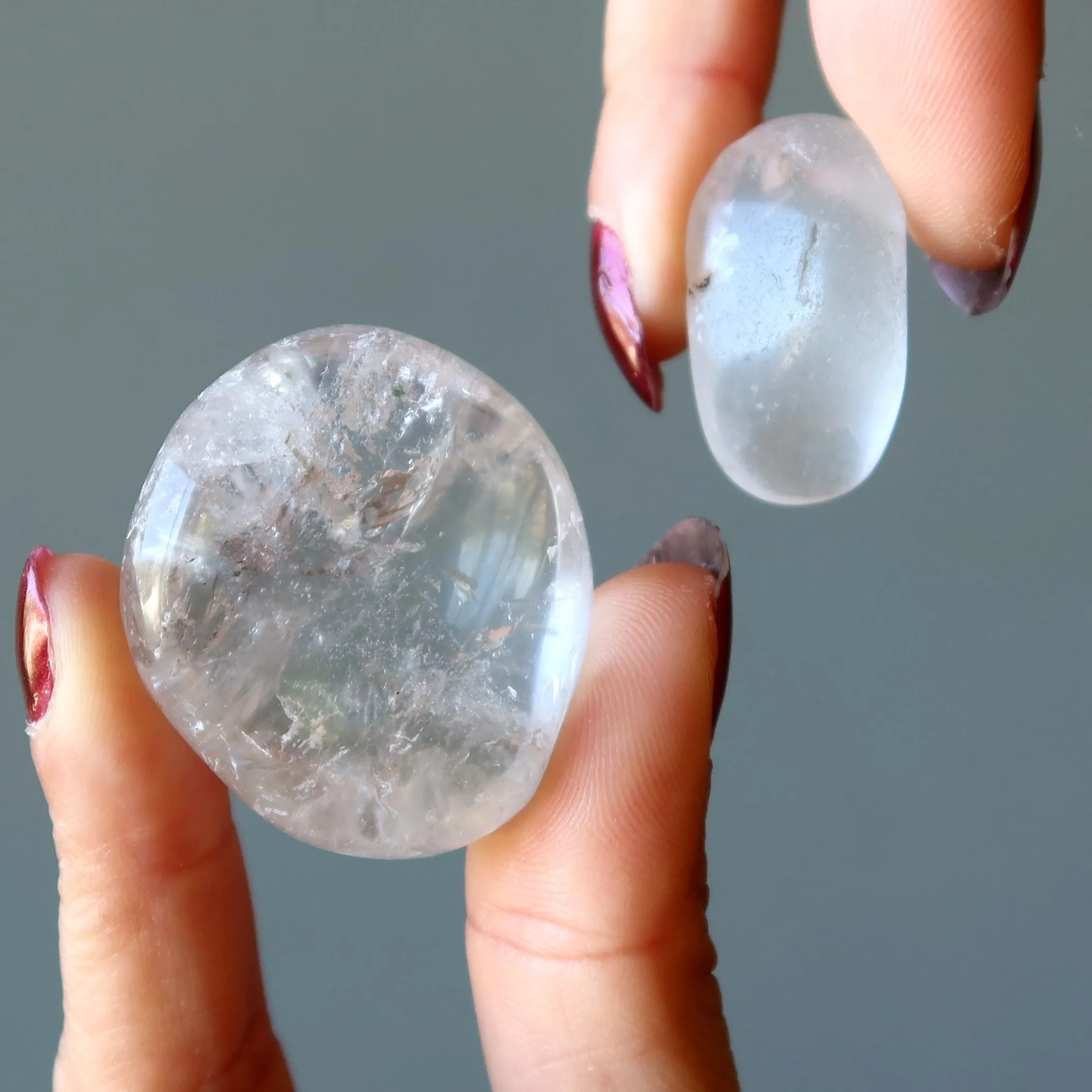 Clear Quartz Tumbled Stone I Do Everything