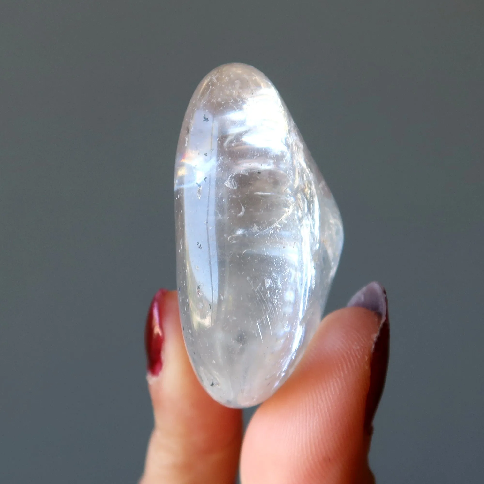 Clear Quartz Tumbled Stone I Do Everything