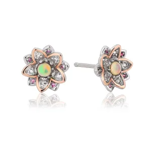 Clogau Silver Lotus Earrings