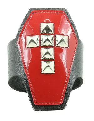 Coffin Bracelet Cross Stud