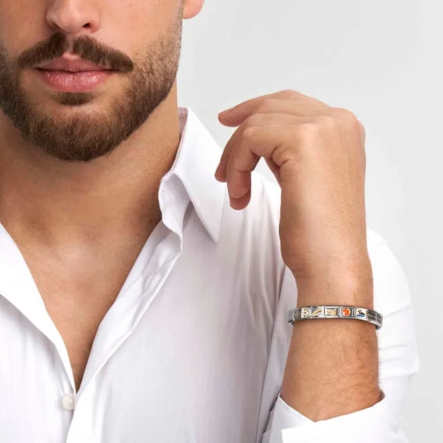Composable Classic February Amethyst Link - Gold - 030519/02