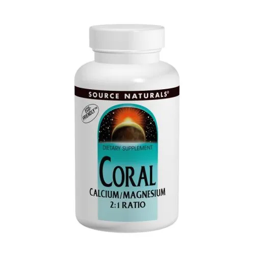 Coral Calcium W/magnesium Capsules 180 Caps By Source Naturals
