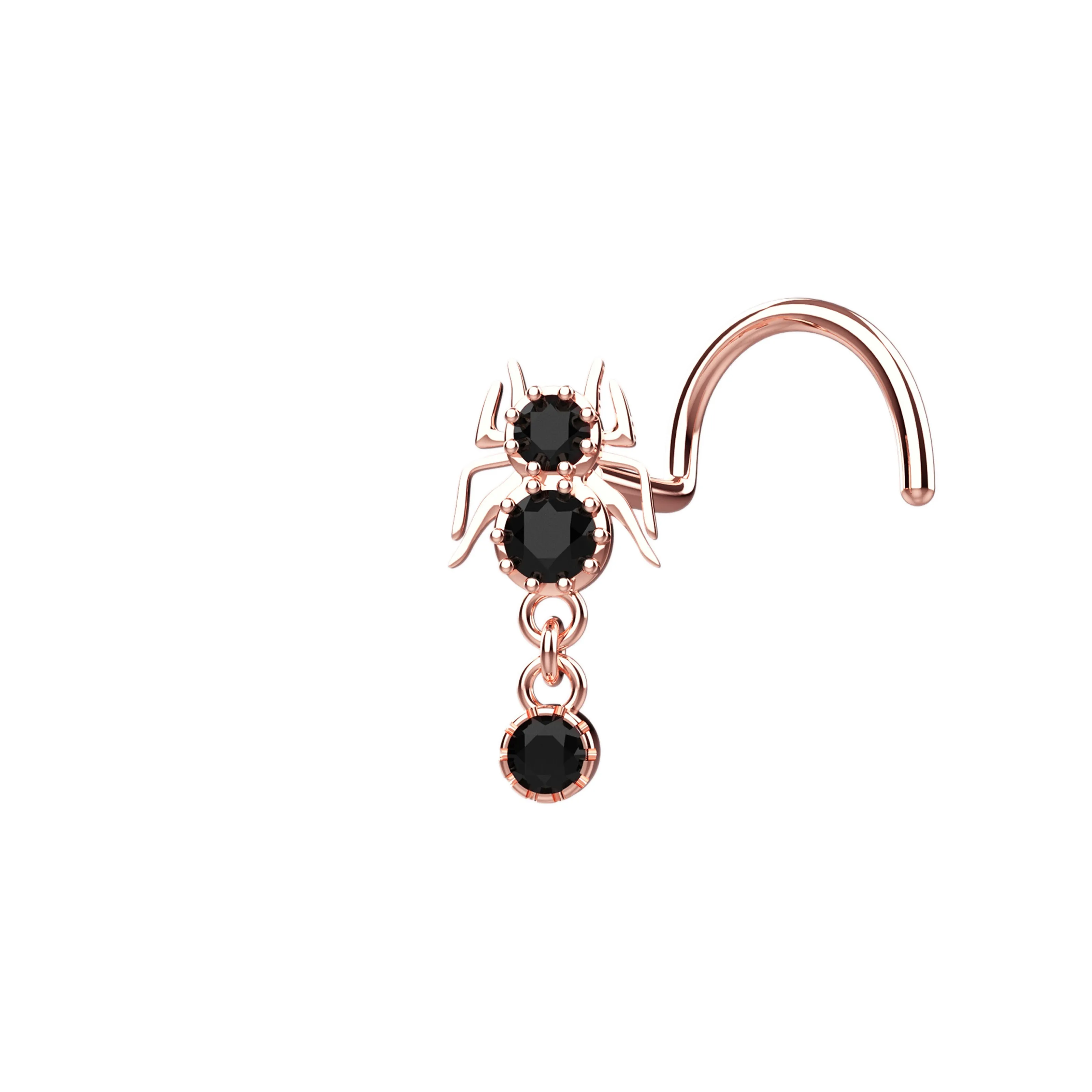 corpion Nose Stud – Bold Piercing Jewelry for Women & Men
