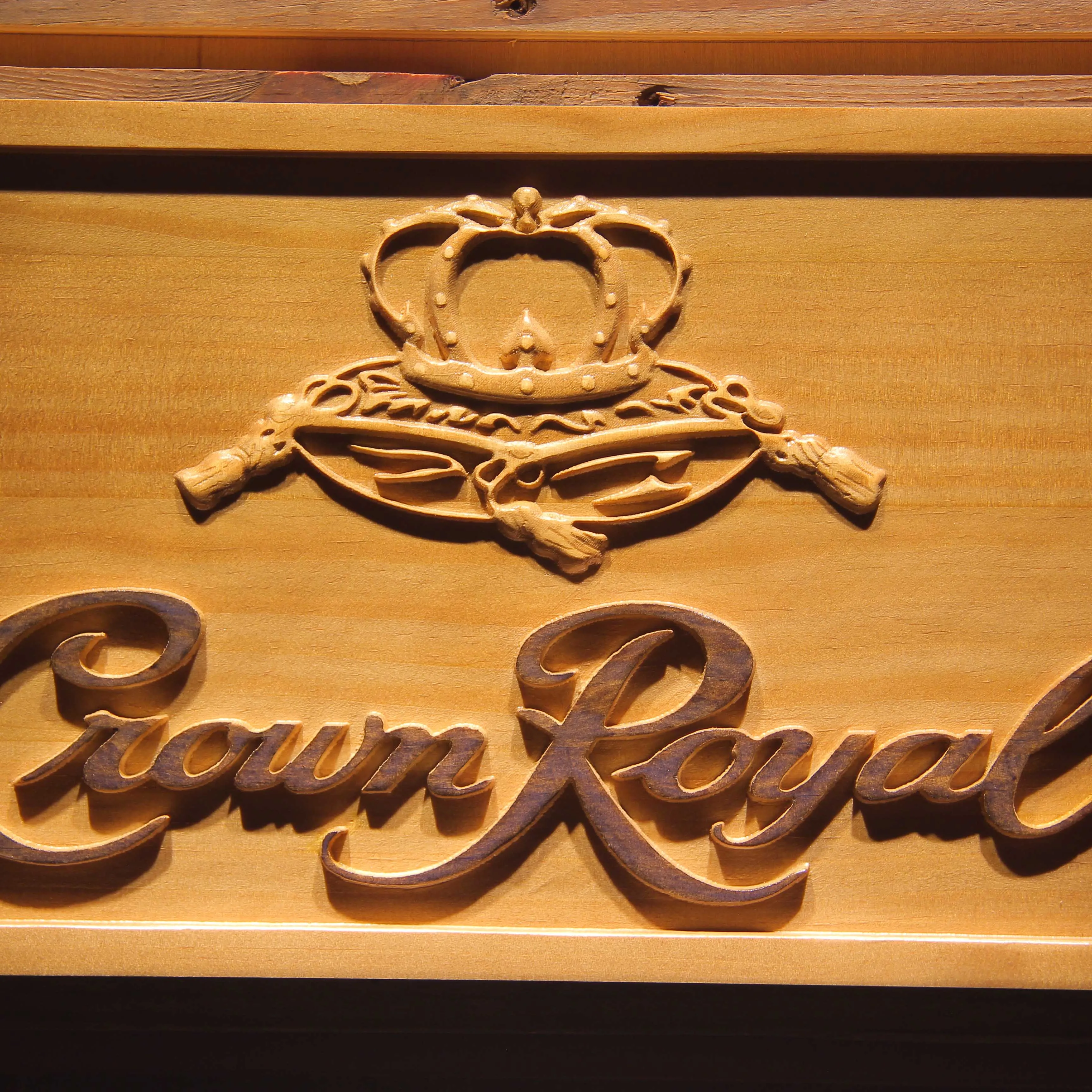 Crown Royal  3D Wooden Signs