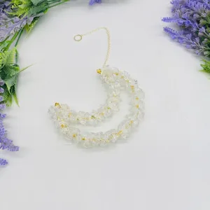 Crystal Suncatcher, Quartz Moon Hanging , Crystal Decor, Crescent Moon Crystal Hanging, Handmade Window Hanging, Feng Shui Decor