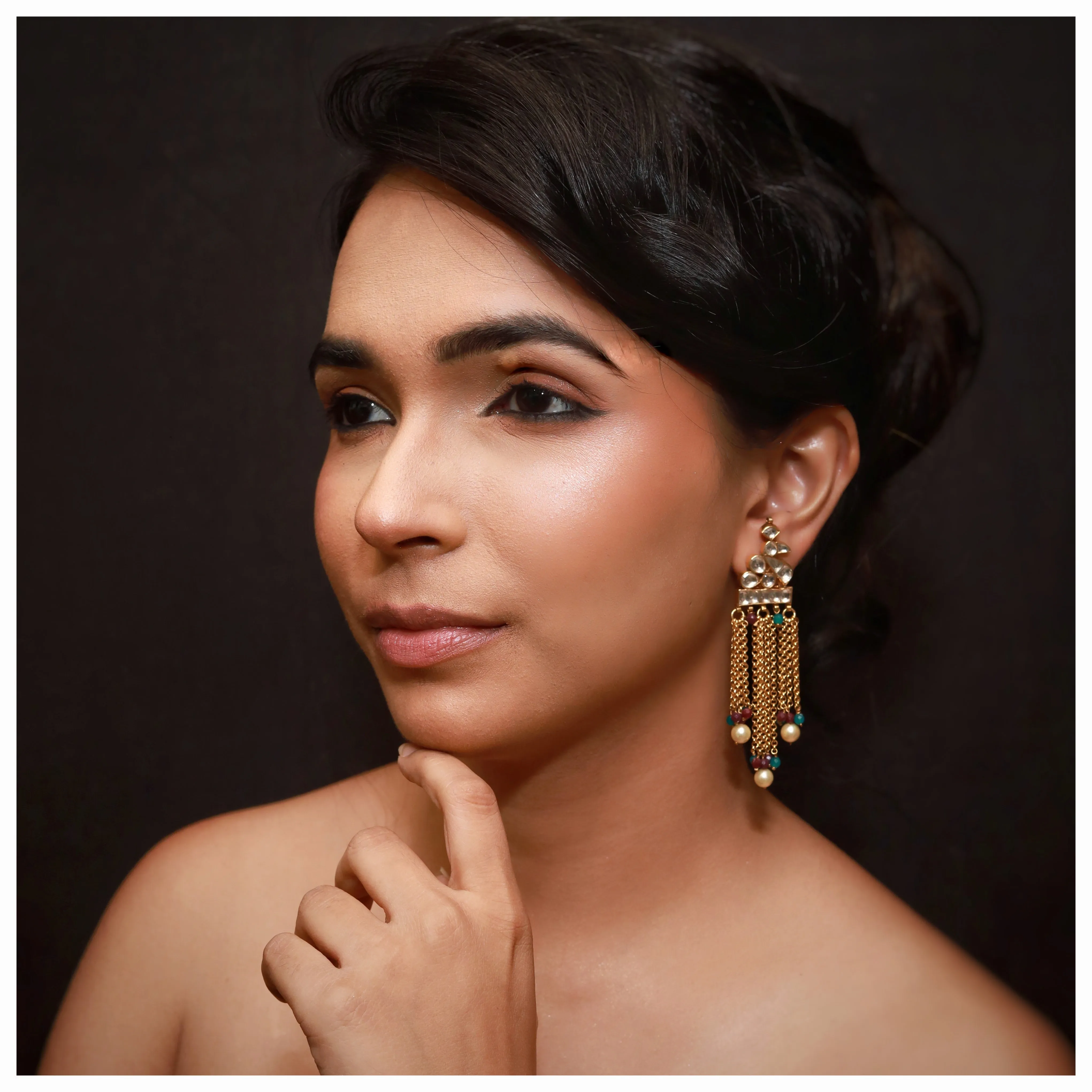 Danglers Kundan Earring 8754-100