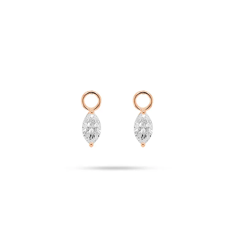 Detachable Marquise Diamond Only Drops