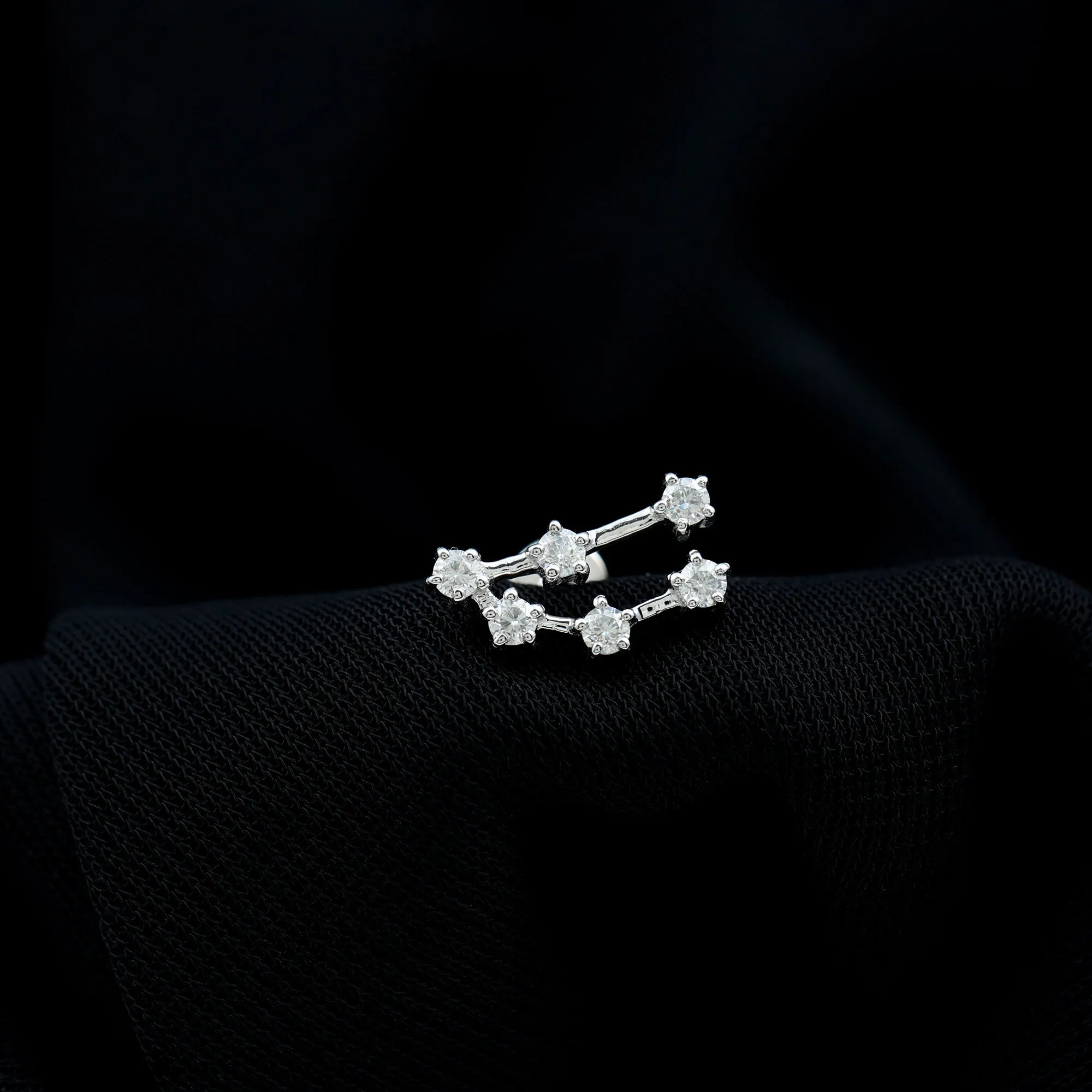Diamond Capricorn Constellation Helix Piercing Earring