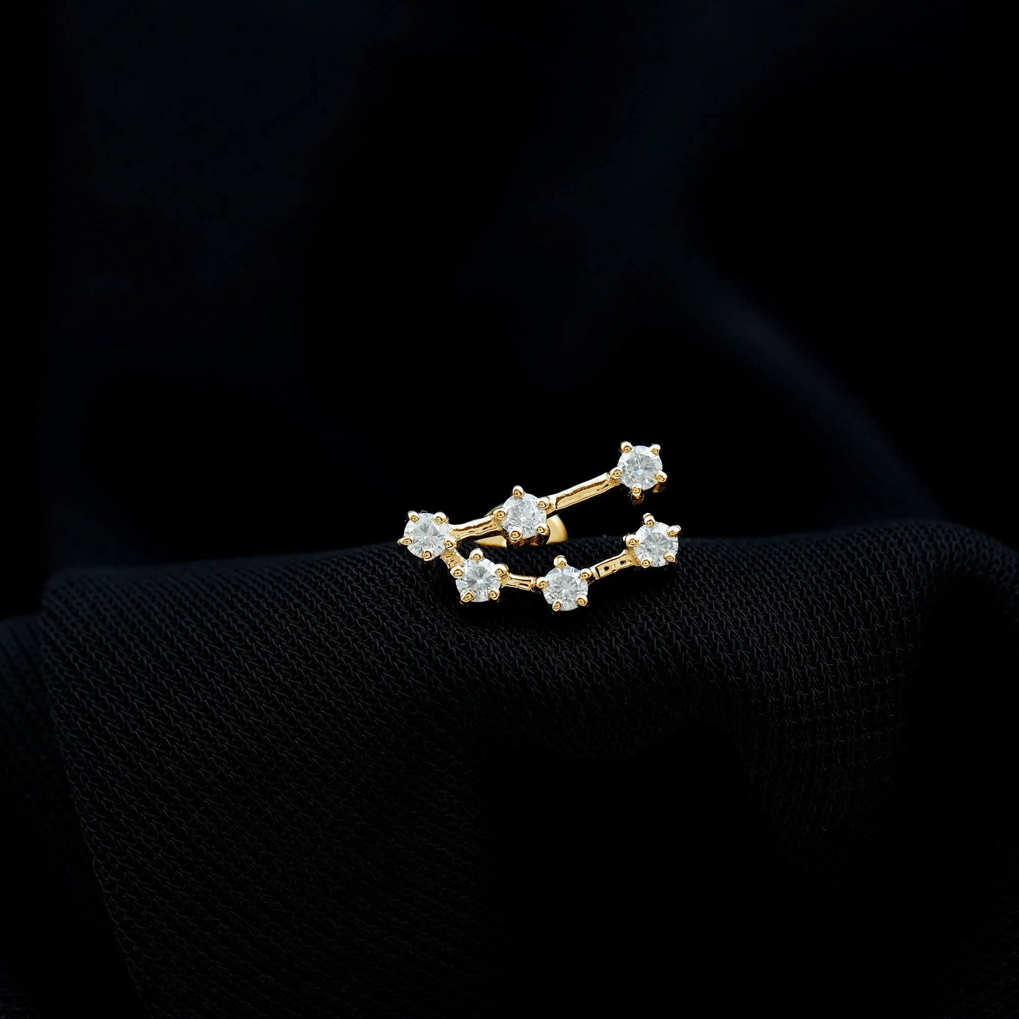 Diamond Capricorn Constellation Helix Piercing Earring