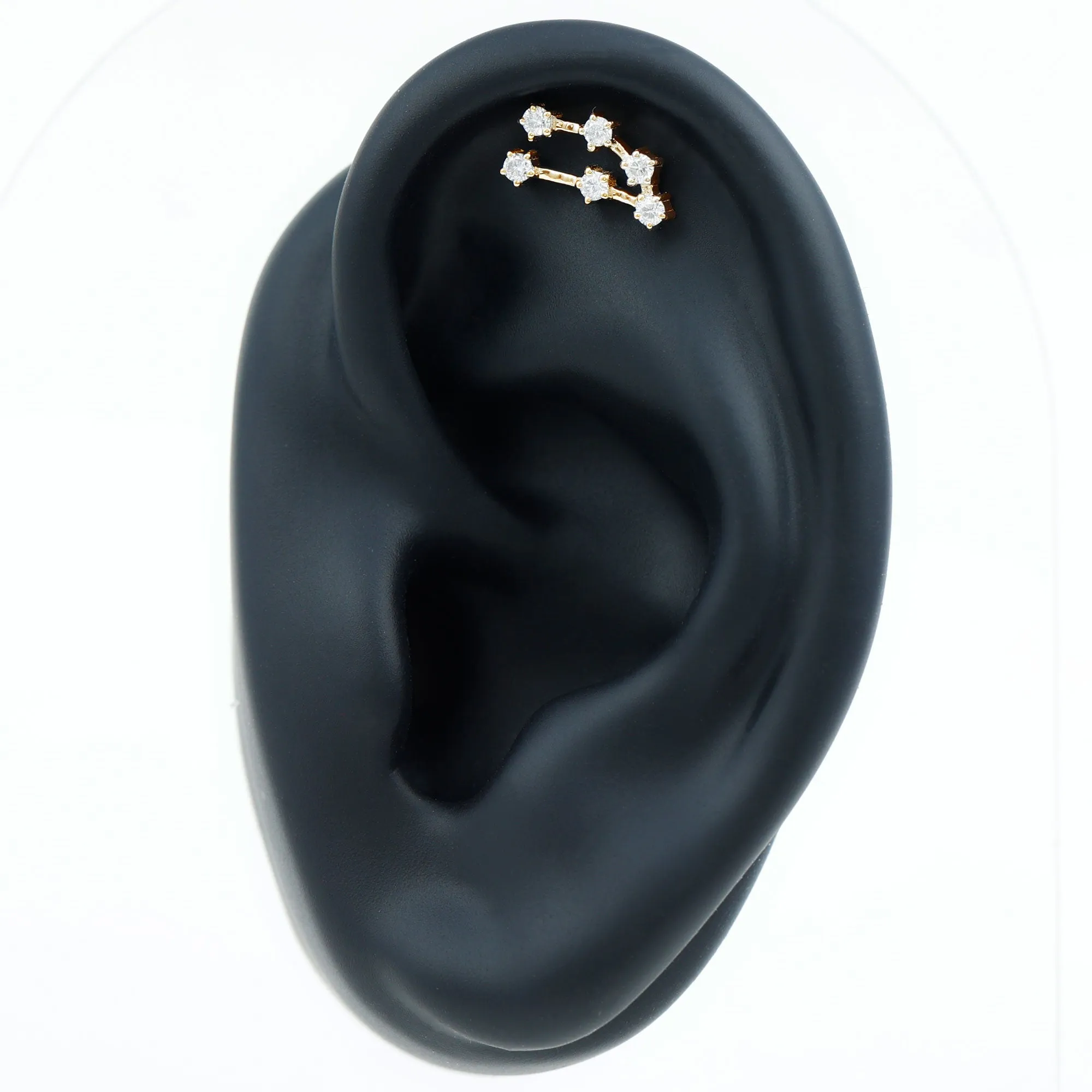 Diamond Capricorn Constellation Helix Piercing Earring