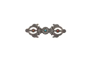 Dorje Coral Brooch