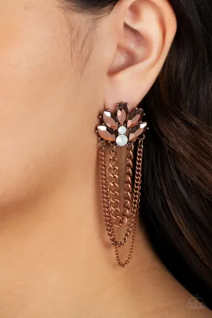 Earrings Reach for the SKYSCRAPERS - Copper