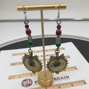 Ethnic Dangle Earrings With Coins