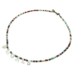 #GOALS Glass Bead Mix Necklace