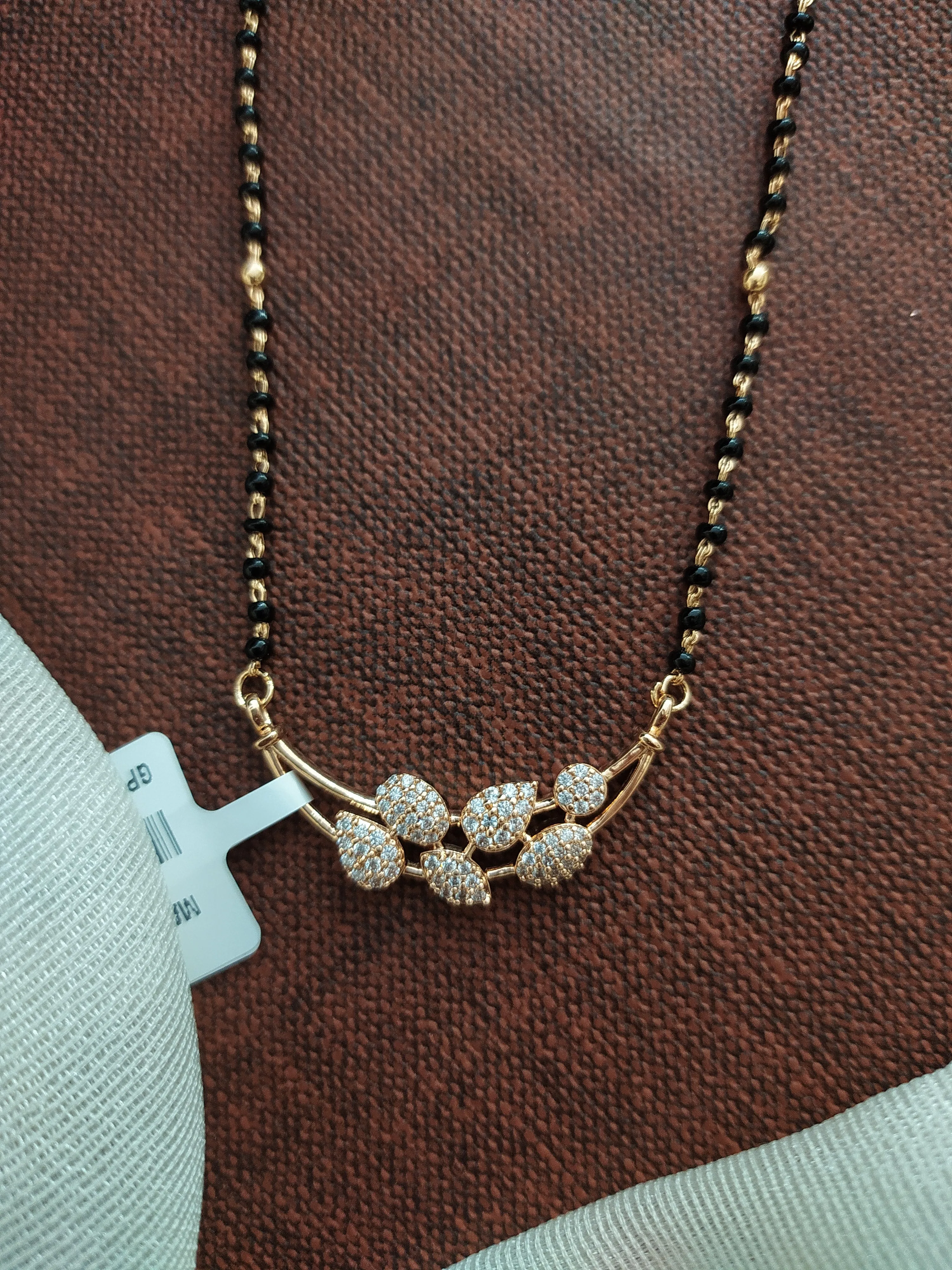 Gold and Rose-Gold Polish Mangal Sutra Chain