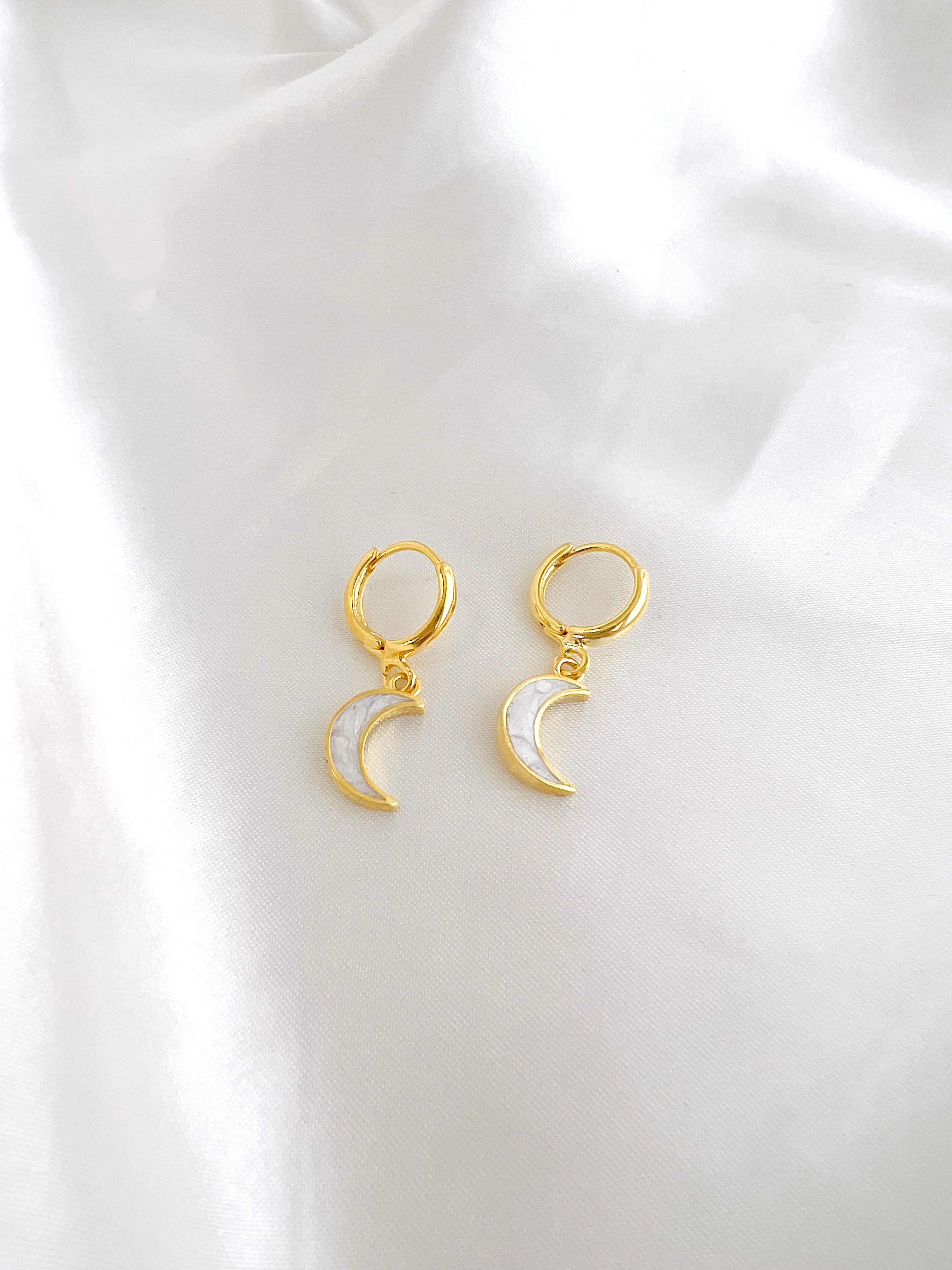 Gold Opal Moon Huggies