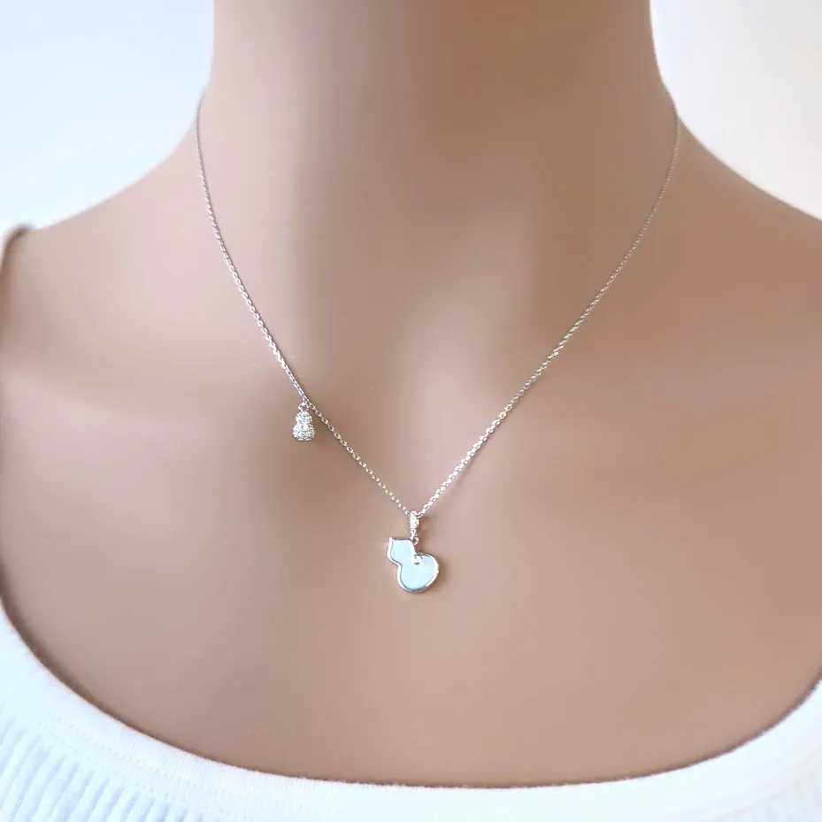Gourd-Hulu Cubic Zirconia Necklace