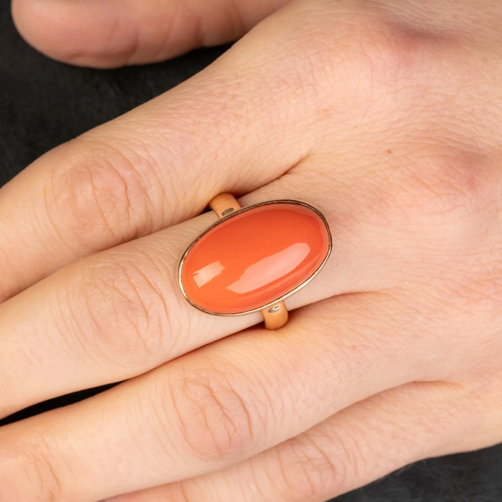 Italian Coral Ring