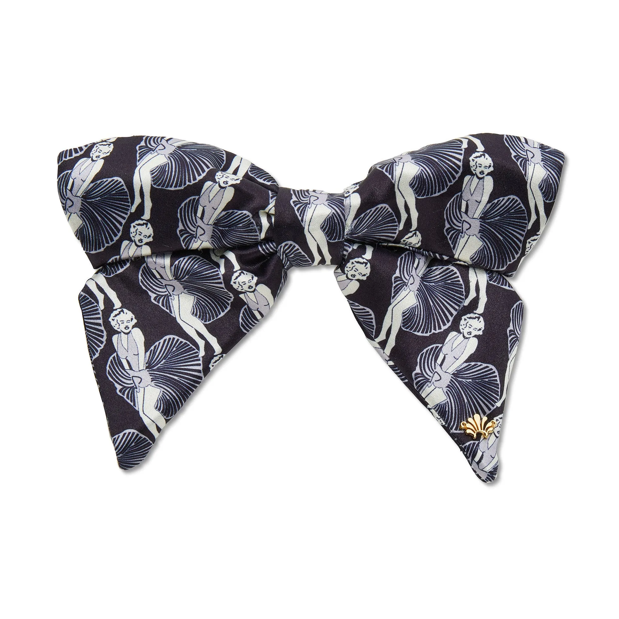 JET LELE SADOUGHI X MARILYN MONROE PRINTED BOW