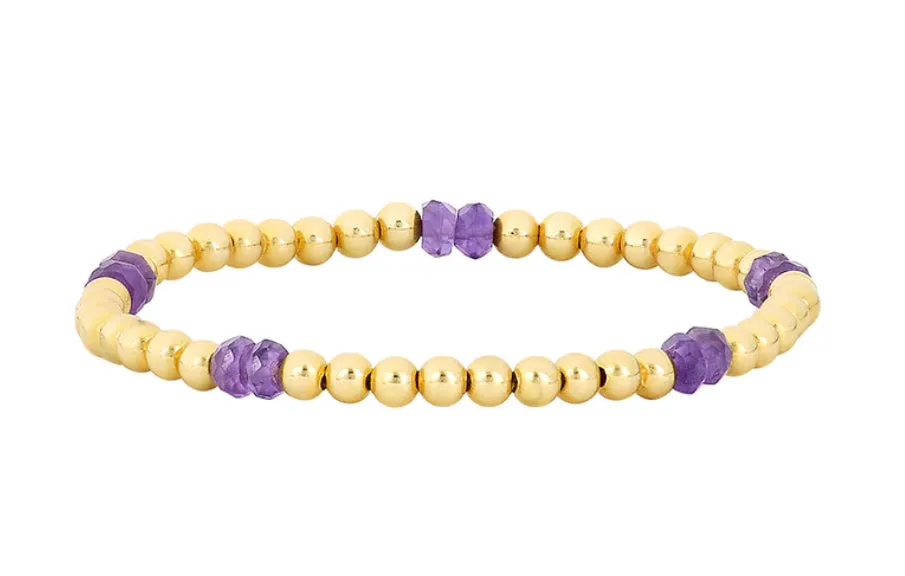 Kids 3MM Yellow Gold Filled Bracelet- Pattern