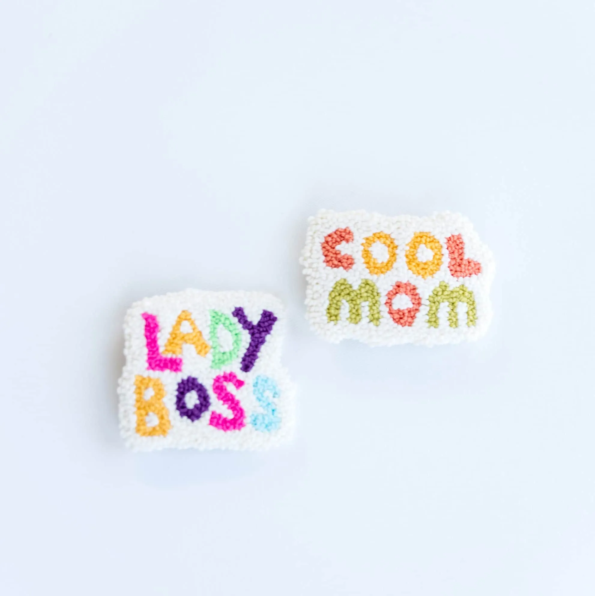Lady Boss and Cool Mom Hair Clips