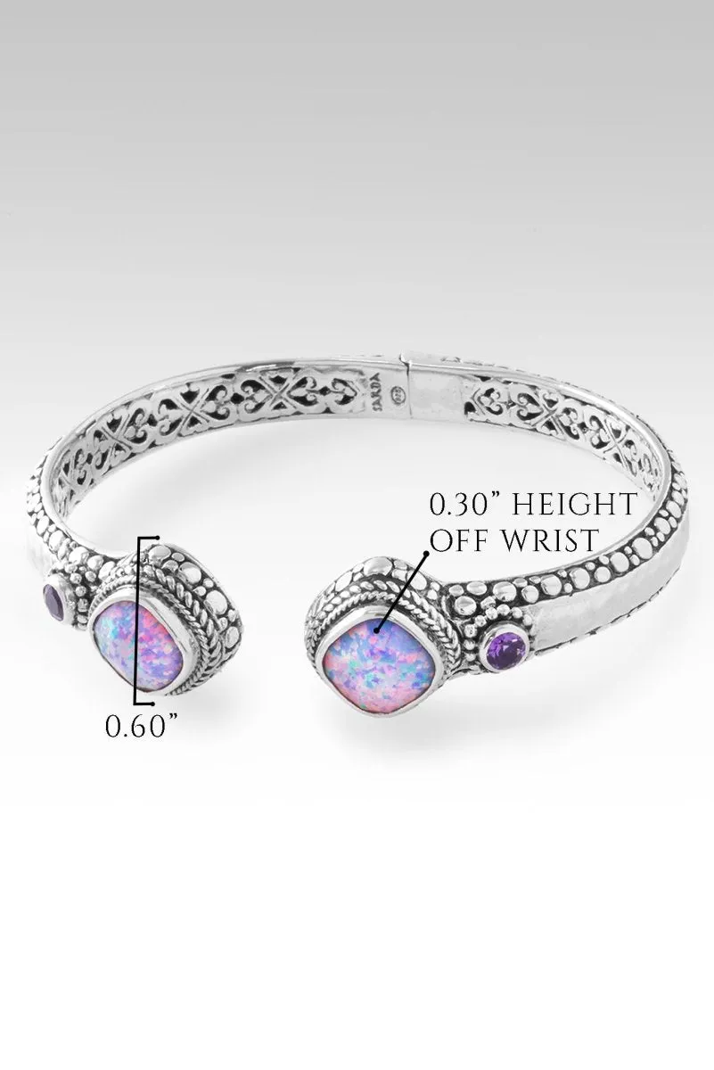 Lasting Change Tip-to-Tip Bracelet™ in Multi Lavender Simulated Opal