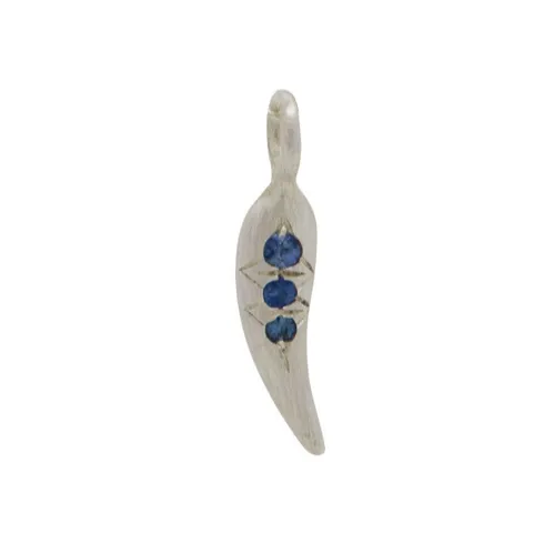 Lil Chili Light Blue Sapphire Sterling Silver Pendant by Dan-Yell