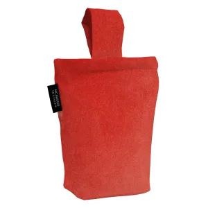 Matt Coral Pink Velvet Doorstop